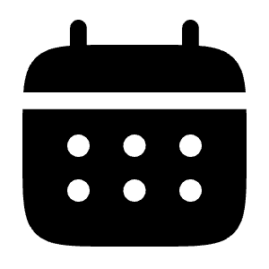 Calendar Icon from Solar Bold Set
