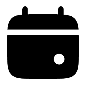 Calendar Mark Icon from Solar Bold Set