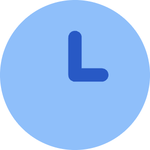 Circle Clock Icon from Core Flat Set