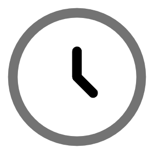 Clock Circle Icon from Solar Line Duotone Set