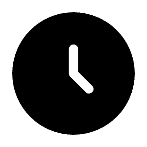 Clock Circle Icon from Solar Bold Set