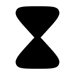 Hourglass Icon from Solar Bold Set