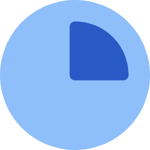 Loader Progress Bar Count 25 Icon from Core Flat Set