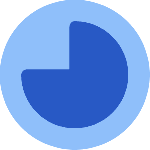 Loader Progress Bar Count 75 Icon from Core Flat Set