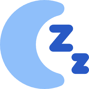 Snooze Icon from Core Flat Set