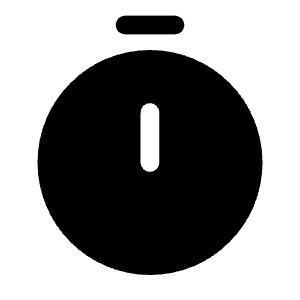 Stopwatch Icon from Solar Bold Set