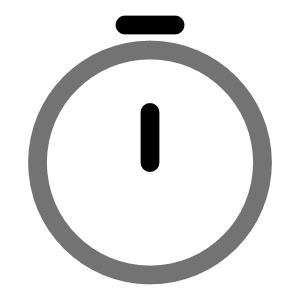 Stopwatch Icon from Solar Line Duotone Set