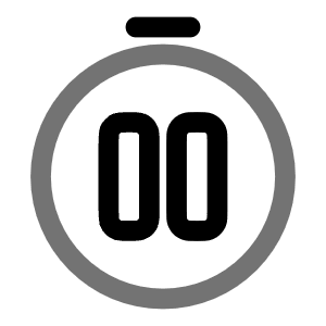 Stopwatch Pause Icon from Solar Line Duotone Set