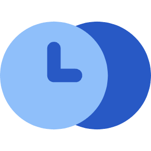 Time Clock Multiple Timezone Icon from Core Flat Set
