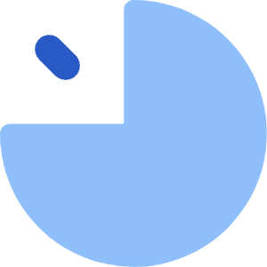 Timer Nine Icon from Core Flat Set