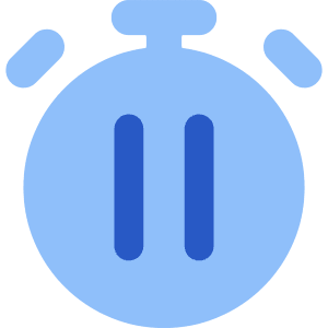 Timer Pause Icon from Core Flat Set