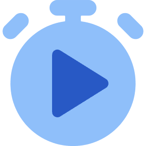 Timer Play Start Icon from Core Flat Set