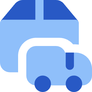 Delivery Truck Icon from Core Flat Set