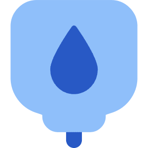 Blood Bag Donation Icon from Core Flat Set