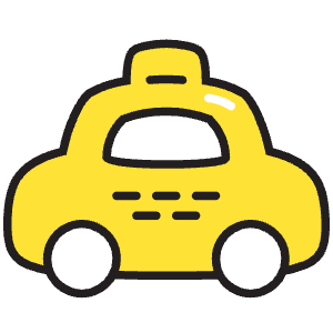 Taxi Icon from Stickies Colors - Free Set