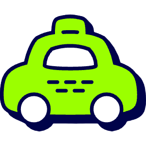 Taxi Icon from Stickies Duo - Free Set
