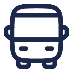 Bus Icon from Solar Linear Set