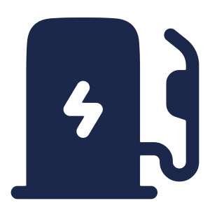 Electric Refueling Icon from Solar Bold Set