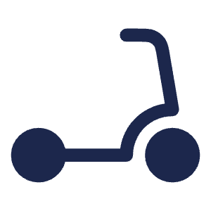 Kick Scooter Icon from Solar Bold Set