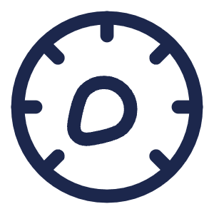 Spedometer Low Icon from Solar Linear Set