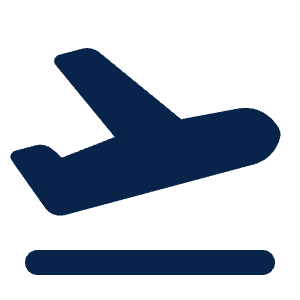 Flight Takeoff Fill Icon from Mingcute Fill Set