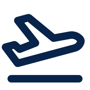 Flight Takeoff Line Icon from Mingcute Line Set