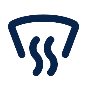 Front Windshield Defroster Line Icon from Mingcute Line Set