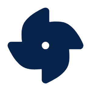 Pinwheel Fill Icon from Mingcute Fill Set