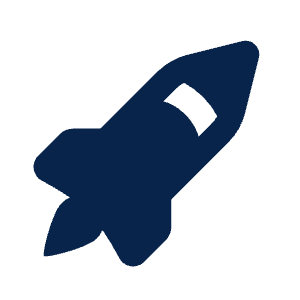 Rocket 2 Fill Icon from Mingcute Fill Set