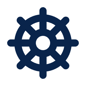 Rudder Line Icon from Mingcute Line Set