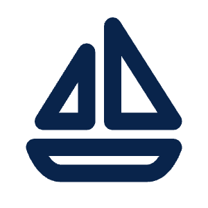 Sailboat Line Icon from Mingcute Line Set