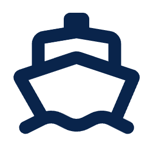 Ship Line Icon from Mingcute Line Set