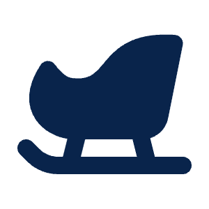 Sleigh Fill Icon from Mingcute Fill Set