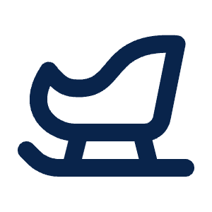 Sleigh Line Icon from Mingcute Line Set