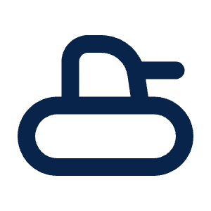 Tank Line Icon from Mingcute Line Set