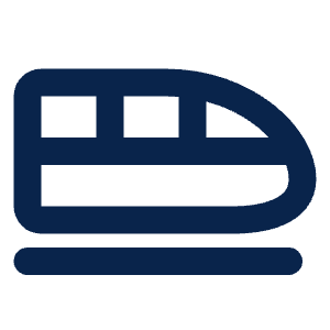 Train Line Icon from Mingcute Line Set