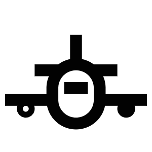 Aeroplane Icon from Atlas Line Set