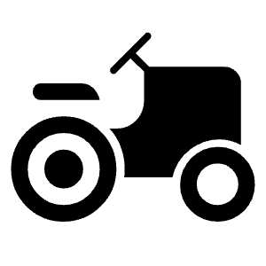 Agriculture Fill Icon from Rounded Fill - Material Symbols Set
