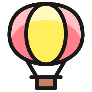 Aircraft Hot Air Balloon 2 Icon from Ultimate Colors - Free Set