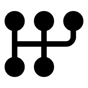 Auto Transmission Fill Icon from Rounded Fill - Material Symbols Set