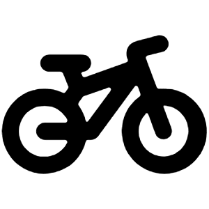 Bicycle Icon from Ultimate Bold - Free Set