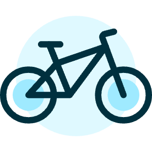 Bicycle Icon from Ultimate Duotone - Free Set