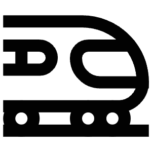 Bullet Train Icon from Atlas Line Set