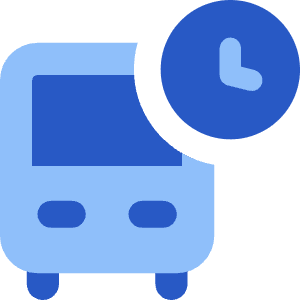 Bus Departure Board Icon from Core Flat Set