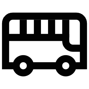 Bus Transportation Icon from Atlas Line Set
