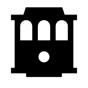 Cable Car Fill Icon from Outlined Fill - Material Symbols Set