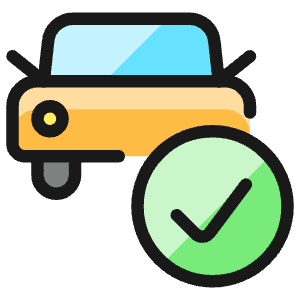 Car Actions Check 1 Icon from Ultimate Colors - Free Set