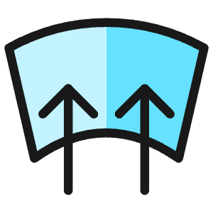 Car Dashboard Window Rear Icon from Ultimate Colors - Free Set