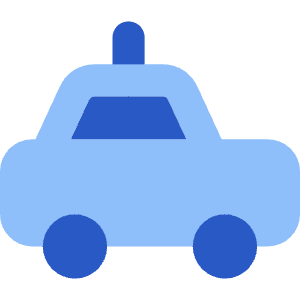 Car Taxi 1 Icon from Core Flat Set