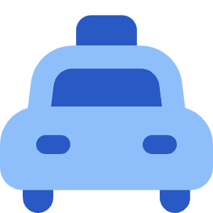 Car Taxi 2 Icon from Core Flat Set